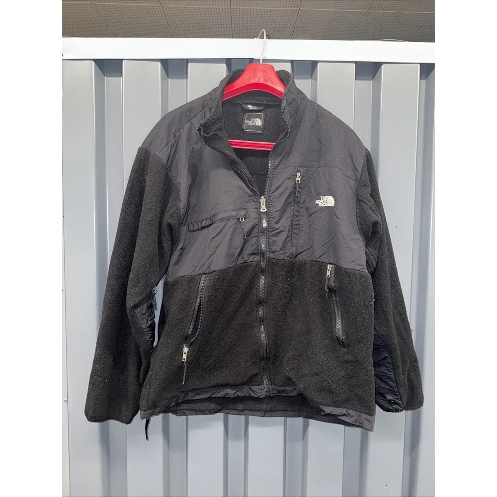 VTG The North Face Polartec Denali XL Black Long Sleeve Fleece Zip Jacket